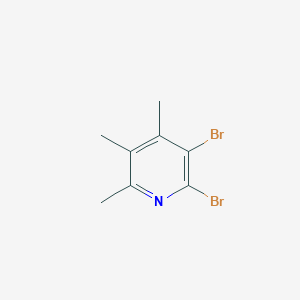 molecular formula C8H9Br2N B428672 2,3-Dibromo-4,5,6-trimethylpyridine 