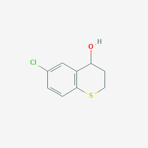 molecular formula C9H9ClOS B428679 6-Chloro-4-thiochromanol 
