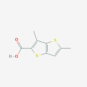 molecular formula C9H8O2S2 B428680 3,5-Dimethylthieno[3,2-b]thiophene-2-carboxylic acid 