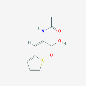(E)-2-acetamido-3-thiophen-2-ylprop-2-enoic acid