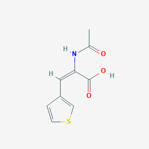 2-(Acetylamino)-3-(3-thienyl)acrylic acid