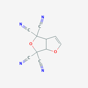 molecular formula C10H4N4O2 B428690 3a,6a-Dihydrofuro[3,4-b]furan-4,4,6,6-tetracarbonitrile 
