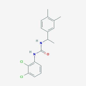 molecular formula C17H18Cl2N2O B4286985 N-(2,3-dichlorophenyl)-N'-[1-(3,4-dimethylphenyl)ethyl]urea 