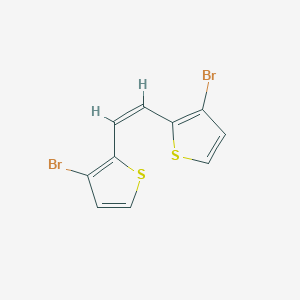 3-bromo-2-[(Z)-2-(3-bromothiophen-2-yl)ethenyl]thiophene