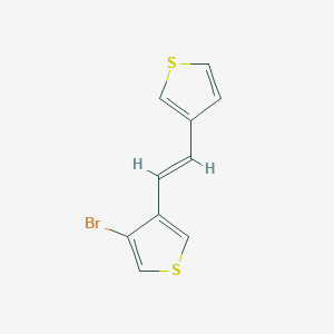 3-Bromo-4-[2-(3-thienyl)vinyl]thiophene