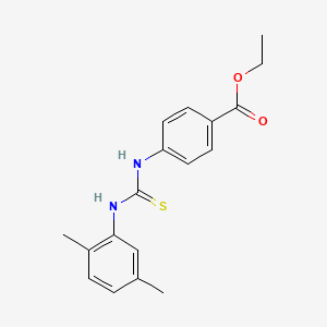 ethyl 4-({[(2,5-dimethylphenyl)amino]carbonothioyl}amino)benzoate
