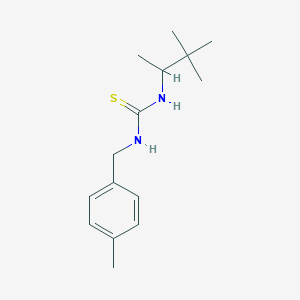 N-(4-methylbenzyl)-N'-(1,2,2-trimethylpropyl)thiourea