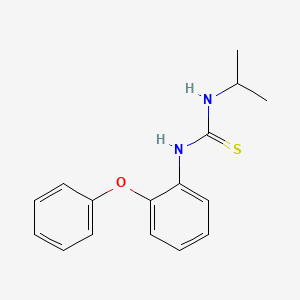 molecular formula C16H18N2OS B4287164 N-isopropyl-N'-(2-phenoxyphenyl)thiourea 