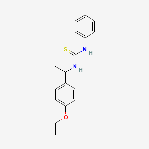 molecular formula C17H20N2OS B4287168 N-[1-(4-ethoxyphenyl)ethyl]-N'-phenylthiourea 