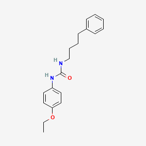 molecular formula C19H24N2O2 B4287188 N-(4-ethoxyphenyl)-N'-(4-phenylbutyl)urea 