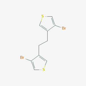 3-Bromo-4-[2-(4-bromo-3-thienyl)ethyl]thiophene