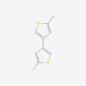 molecular formula C10H10S2 B428725 2-Methyl-4-(5-methylthiophen-3-yl)thiophene CAS No. 38418-27-8