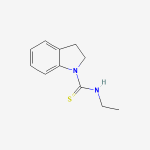 molecular formula C11H14N2S B4287278 N-ethyl-1-indolinecarbothioamide CAS No. 61589-31-9