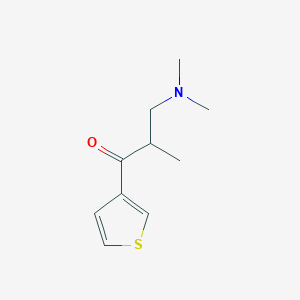 molecular formula C10H15NOS B428734 3-(Dimethylamino)-2-methyl-1-(3-thienyl)-1-propanone 