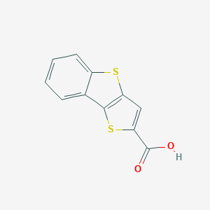 molecular formula C11H6O2S2 B428735 噻吩并[3,2-b][1]苯并噻吩-2-羧酸 CAS No. 30126-05-7