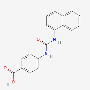 molecular formula C18H14N2O3 B4287369 4-{[(1-naphthylamino)carbonyl]amino}benzoic acid CAS No. 501008-88-4