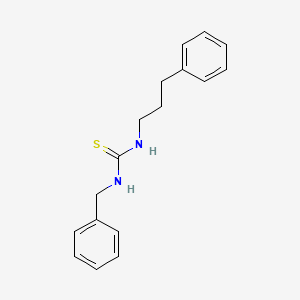 molecular formula C17H20N2S B4287404 N-benzyl-N'-(3-phenylpropyl)thiourea 