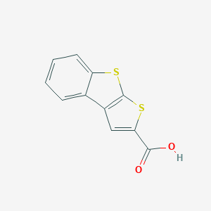 molecular formula C11H6O2S2 B428742 Thieno[2,3-b][1]benzothiophene-2-carboxylic acid 