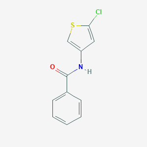 molecular formula C11H8ClNOS B428744 N-(5-chlorothiophen-3-yl)benzamide 