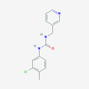 molecular formula C14H14ClN3O B4287478 N-(3-chloro-4-methylphenyl)-N'-(3-pyridinylmethyl)urea 