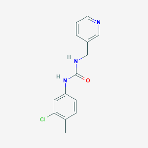 molecular formula C14H14ClN3O B4287478 1-(3-Chloro-4-methylphenyl)-3-(pyridin-3-ylmethyl)urea 