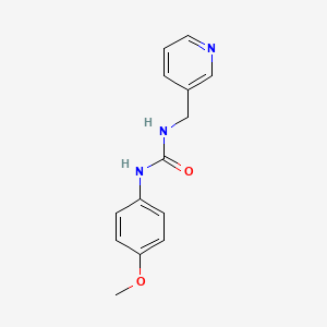 molecular formula C14H15N3O2 B4287494 N-(4-methoxyphenyl)-N'-(3-pyridinylmethyl)urea 