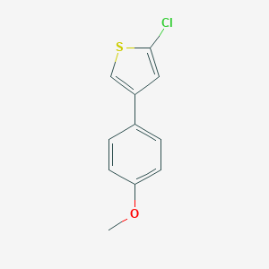 molecular formula C11H9ClOS B428751 2-Chloro-4-(4-methoxyphenyl)thiophene CAS No. 54095-29-3