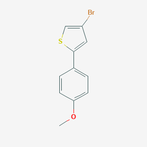 molecular formula C11H9BrOS B428754 4-Bromo-2-(4-methoxyphenyl)thiophene CAS No. 353269-41-7