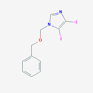 molecular formula C11H10I2N2O B428755 4,5-Diiodo-1-(phenylmethoxymethyl)imidazole CAS No. 134420-43-2