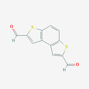 molecular formula C12H6O2S2 B428761 Thieno[3,2-e][1]benzothiole-2,7-dicarbaldehyde CAS No. 30689-47-5
