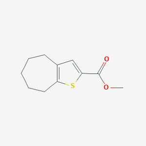 molecular formula C11H14O2S B428762 methyl 5,6,7,8-tetrahydro-4H-cyclohepta[b]thiophene-2-carboxylate 