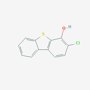 molecular formula C12H7ClOS B428767 3-Chlorodibenzo[b,d]thiophen-4-ol 