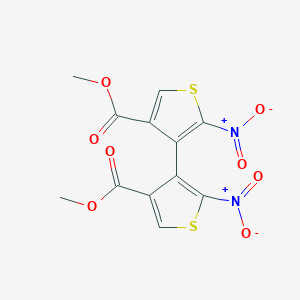 3,3'-Methoxycarbonyl-5,5'-nitro-4,4'-bithiophene