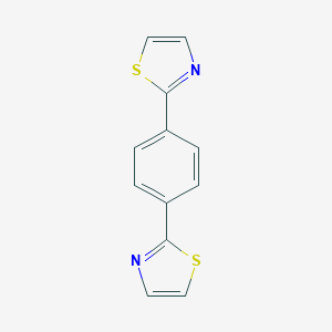 molecular formula C12H8N2S2 B428779 2-[4-(1,3-Thiazol-2-yl)phenyl]-1,3-thiazole CAS No. 128141-03-7
