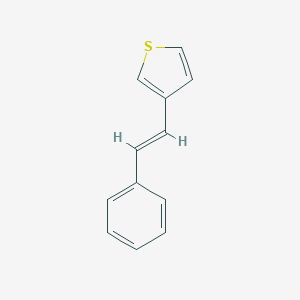 molecular formula C12H10S B428788 3-Styrylthiophene CAS No. 35022-11-8