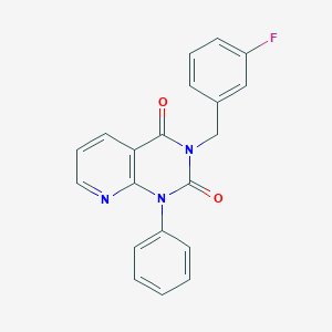 molecular formula C20H14FN3O2 B4287884 3-(3-fluorobenzyl)-1-phenylpyrido[2,3-d]pyrimidine-2,4(1H,3H)-dione 