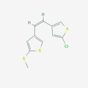 4-[2-(5-Chloro-3-thienyl)vinyl]-2-thienyl methyl sulfide