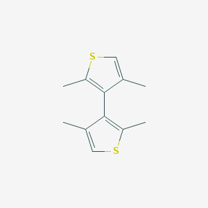molecular formula C12H14S2 B428797 2,2',4,4'-Tetramethyl-3,3'-bithiophene 