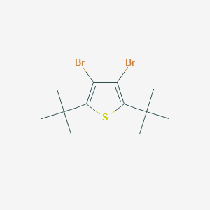 molecular formula C12H18Br2S B428798 3,4-Dibromo-2,5-ditert-butylthiophene 
