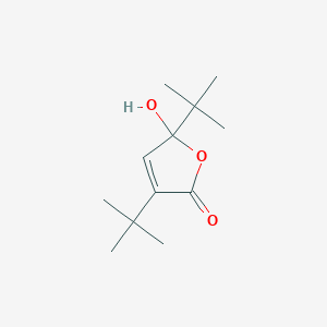 molecular formula C12H20O3 B428799 3,5-Ditert-butyl-5-hydroxyfuran-2-one CAS No. 3807-35-0