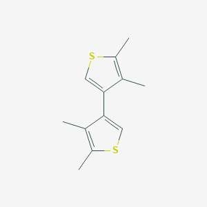 molecular formula C12H14S2 B428802 4-(4,5-Dimethylthiophen-3-yl)-2,3-dimethylthiophene CAS No. 30153-45-8