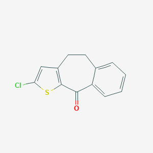 molecular formula C13H9ClOS B428805 5-Chloro-4-thiatricyclo[8.4.0.03,7]tetradeca-1(14),3(7),5,10,12-pentaen-2-one 