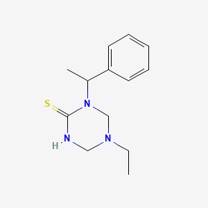 5-ethyl-1-(1-phenylethyl)-1,3,5-triazinane-2-thione