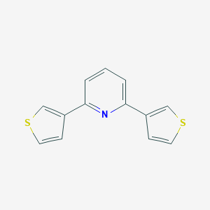 molecular formula C13H9NS2 B428817 2,6-Di(3-thienyl)pyridine 