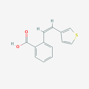 molecular formula C13H10O2S B428820 2-[2-(3-Thienyl)vinyl]benzoic acid 