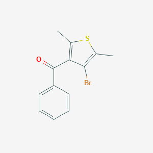 molecular formula C13H11BrOS B428821 (4-Bromo-2,5-dimethyl-3-thienyl)(phenyl)methanone 