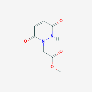 molecular formula C7H8N2O4 B4288217 methyl (3,6-dioxo-3,6-dihydro-1(2H)-pyridazinyl)acetate 