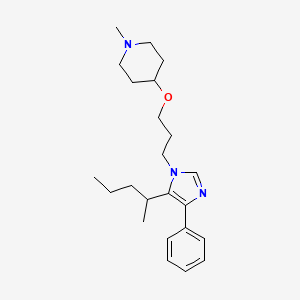 1-methyl-4-{3-[5-(1-methylbutyl)-4-phenyl-1H-imidazol-1-yl]propoxy}piperidine