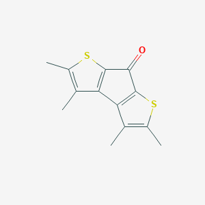 molecular formula C13H12OS2 B428828 3,4,10,11-Tetramethyl-5,9-dithiatricyclo[6.3.0.02,6]undeca-1(8),2(6),3,10-tetraen-7-one 