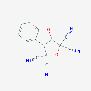 molecular formula C14H6N4O2 B428837 3a,8b-Dihydrofuro[3,4-b][1]benzofuran-1,1,3,3-tetracarbonitrile CAS No. 6448-75-5